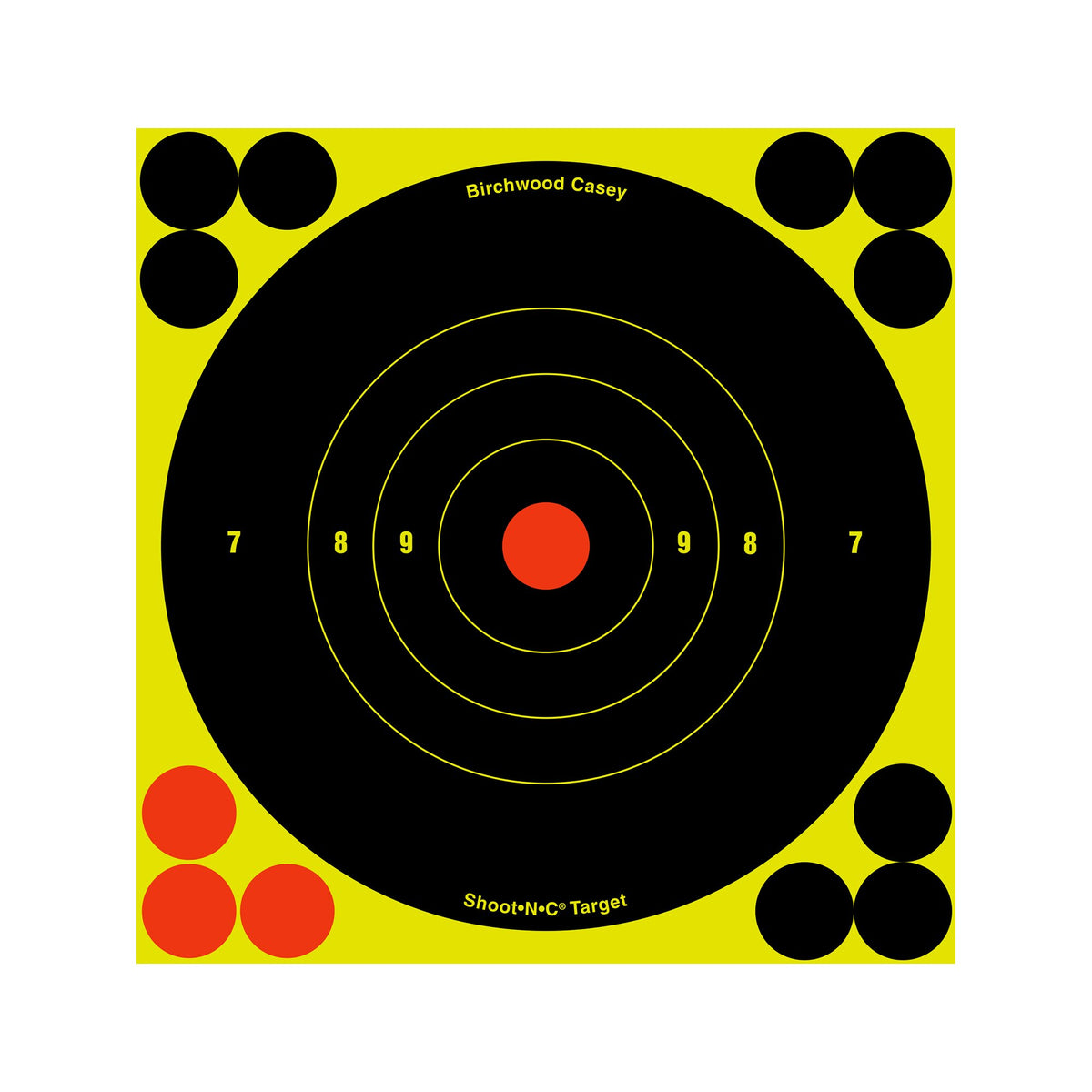Birchwood Casey - Shoot-N-C Round Bullseye Targets 6" - 12 Pack