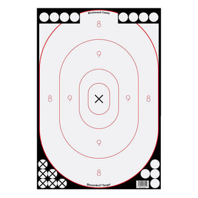Birchwood Casey - Shoot-N-C Silhouette Target 12x18, 5-Pack