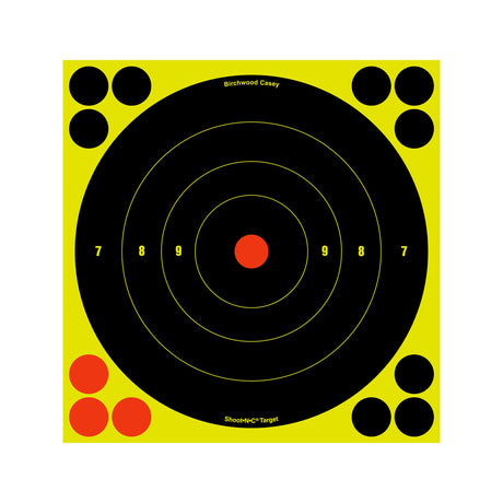 Birchwood Casey - Shoot-N-C 8" Round Bullseye Targets (6 Pack)