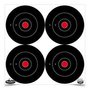 Birchwood Casey - Dirty Bird Bullseye Target 6" - 48 Pack