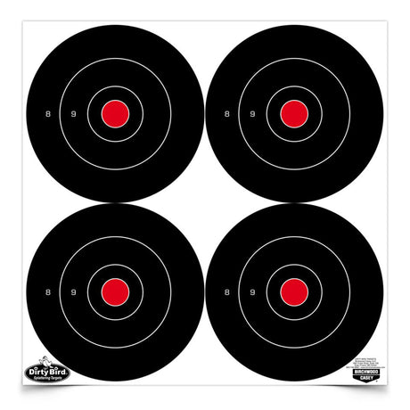 Birchwood Casey - Dirty Bird Bullseye Target 6" - 48 Pack
