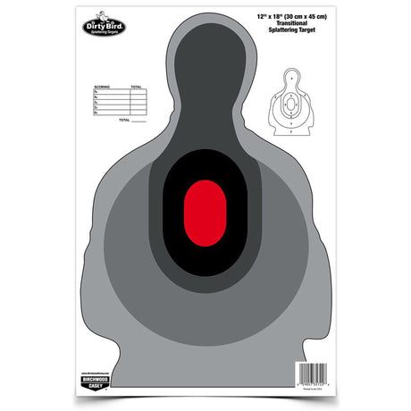 Birchwood Casey - Dirty Bird 12" x 18" Silhouette Targets, 8-Pack