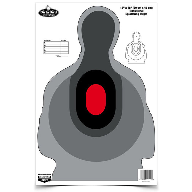 Birchwood Casey - Dirty Bird 12" x 18" Silhouette Targets, 8-Pack