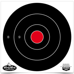 Birchwood Casey - Dirty Bird Bullseye Target 8" - 25 Pack