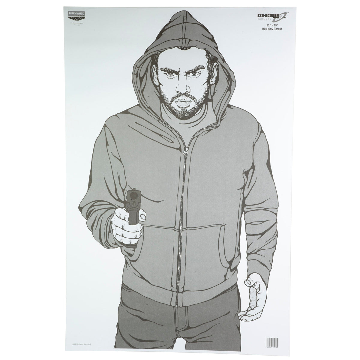 Birchwood Casey - Eze-Scorer Bad Guy Target 23x35 (100 Pack)