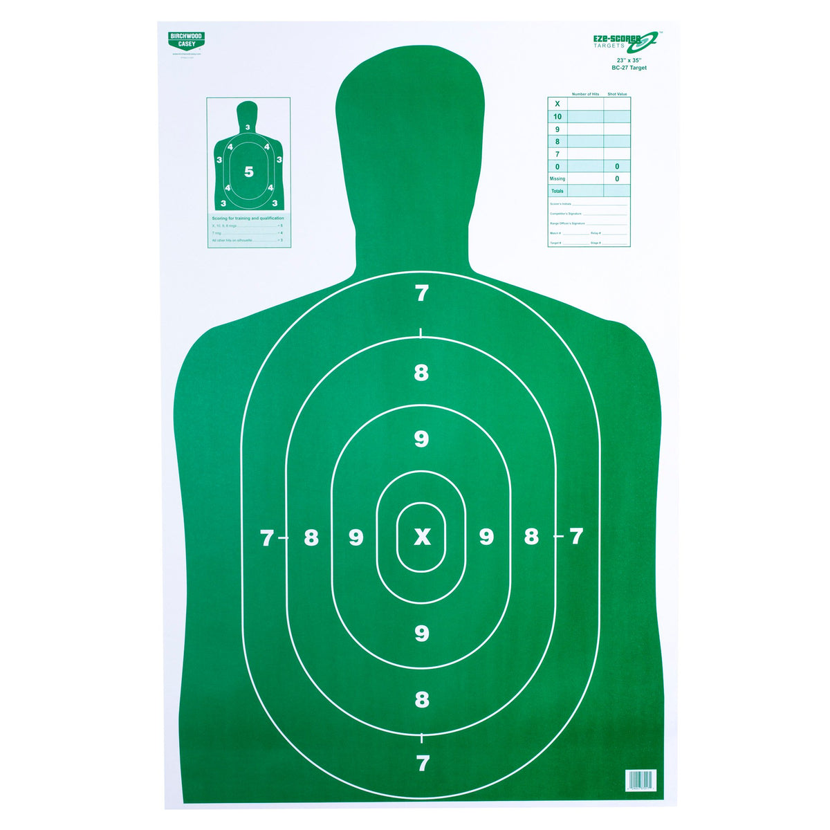 Birchwood Casey - Eze-Scorer BC27 Target 23x35 - Green