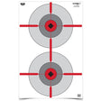 Birchwood Casey - Eze-Scorer Double Bull's-Eye Targets 23x35