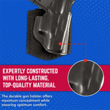 DeSantis Gunhide - Die Hard Ankle Holster for Sig P365 - RH Black