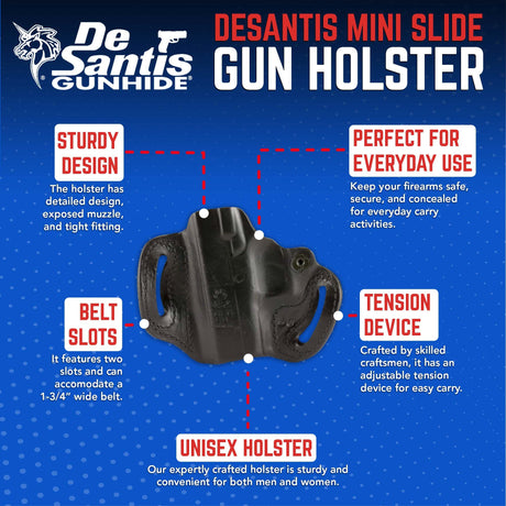 DeSantis Gunhide - Mini Slide Holster for Sig P365 - RH Black