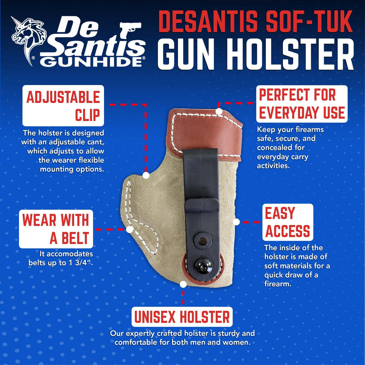 DeSantis Gunhide - Sof-Tuck IWB Holster for SIG P365 - RH Tan