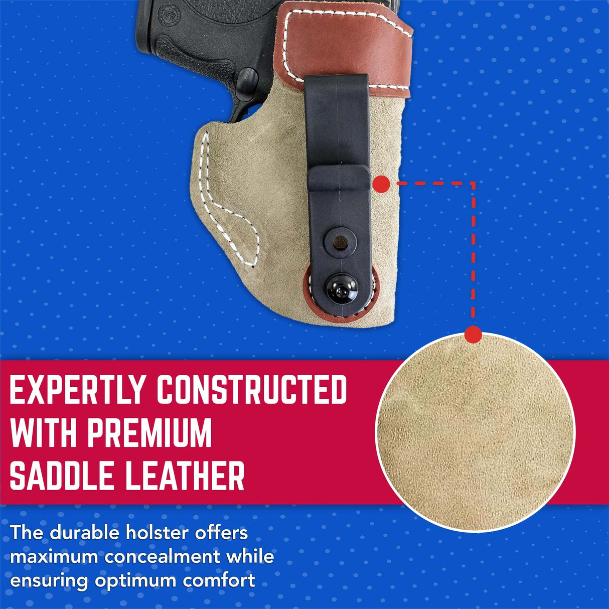DeSantis Gunhide - Sof-Tuck IWB Holster for Shield/Hellcat - RH