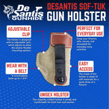 DeSantis Gunhide - Sof-Tuck IWB Holster for Shield/Hellcat - RH