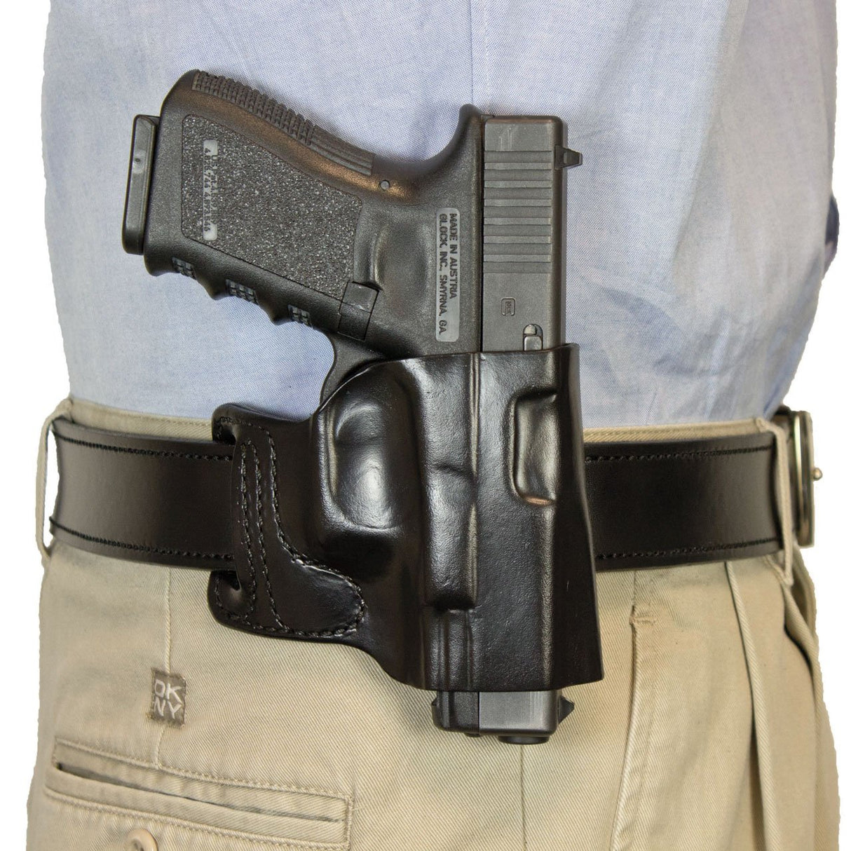 DeSantis Gunhide - E-GAT Slide Belt Holster for 1911 - RH Black