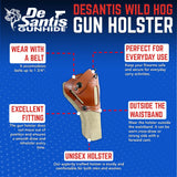 DeSantis Gunhide - Wild Hog OWB Holster for Heritage Rough Rider 6.5"