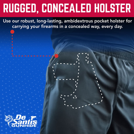 DeSantis Gunhide - Pocket Partner Holster for S&W Bodyguard 2.0