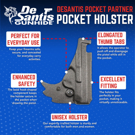 DeSantis Gunhide - Pocket Partner Holster for S&W Bodyguard 2.0