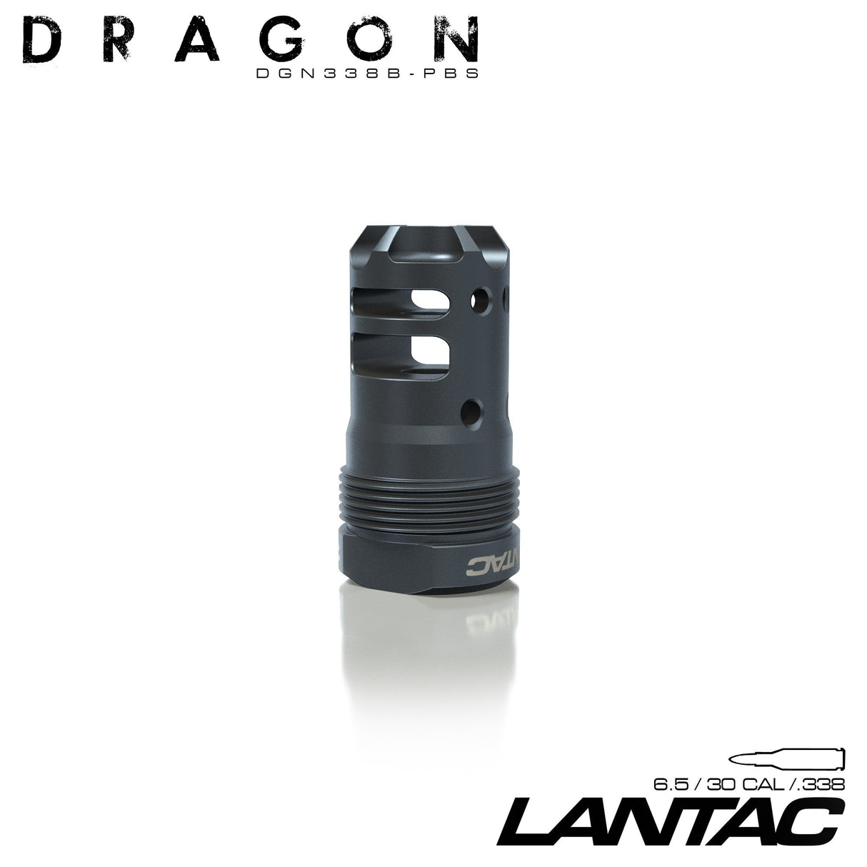 LanTac - Dragon Muzzle Brake .30 Cal 5/8x24 - Black