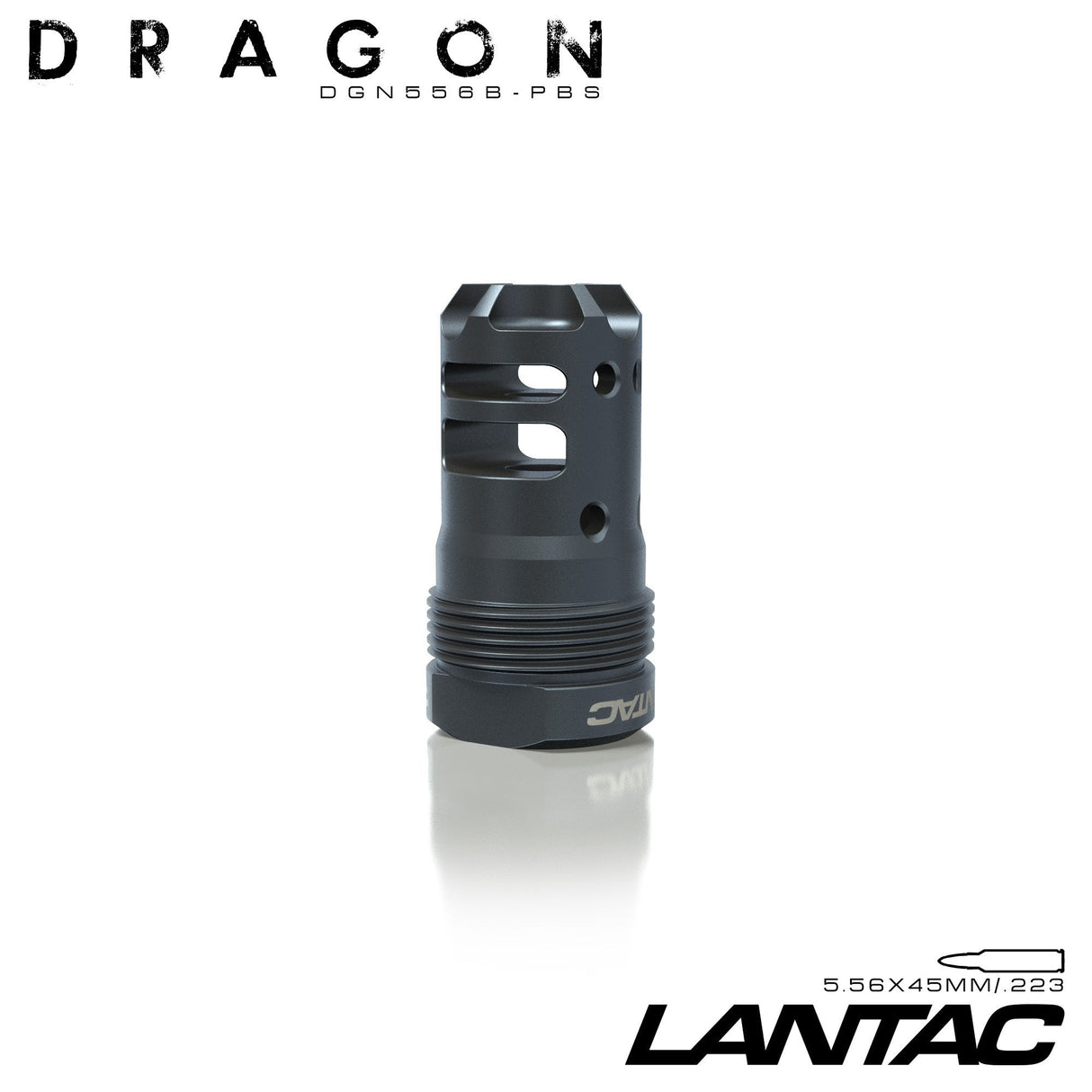 LanTac - Dragon Muzzle Brake 5.56 NATO 1/2x28 Plan B