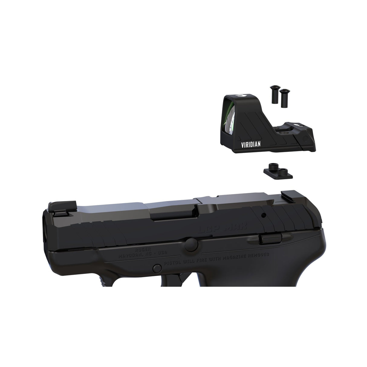 Viridian - RFX Reflex Green Dot Sight for Ruger LCP Max