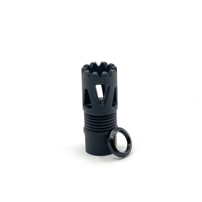 LBE Unlimited - Tri-Port Flash Hider 1/2x28 Black