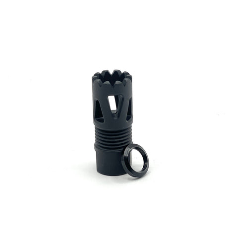 LBE Unlimited - Tri-Port Flash Hider 1/2x28 Black
