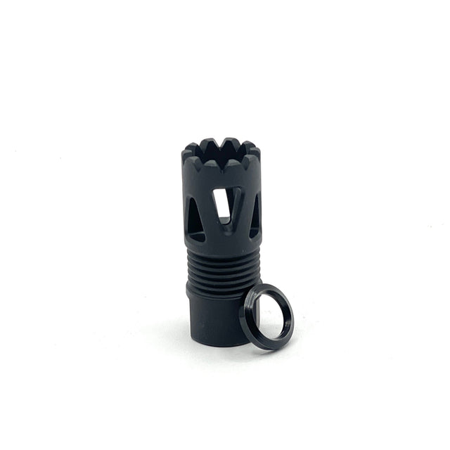 LBE Unlimited - Tri-Port Flash Hider 1/2x28 Black