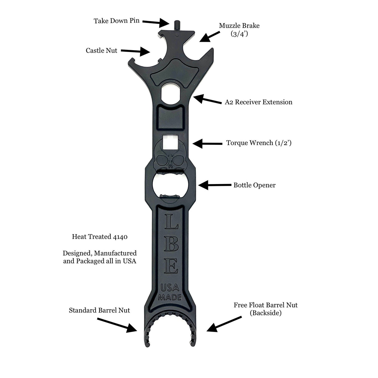 LBE Unlimited - AR15 Armorers Tool - Black