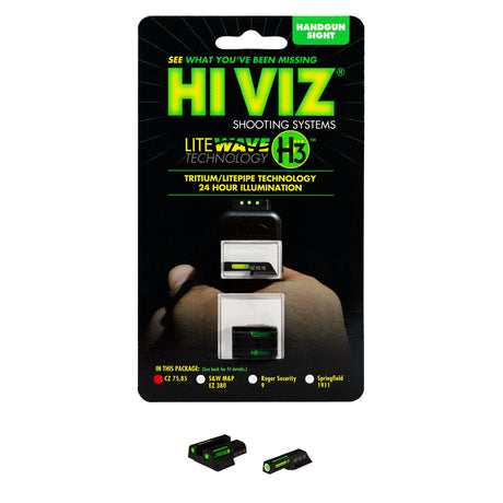 Hi-Viz - LightWave H3 Night Sights for CZ75/85/P-01