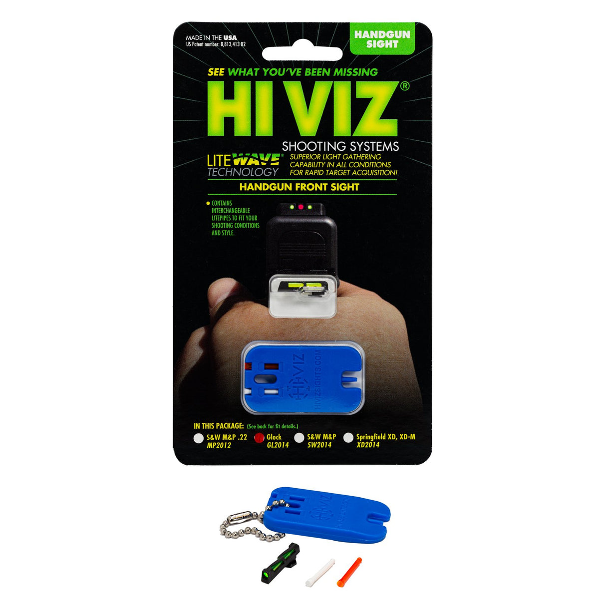 Hi-Viz - Interchangeable Front Sight for Glock