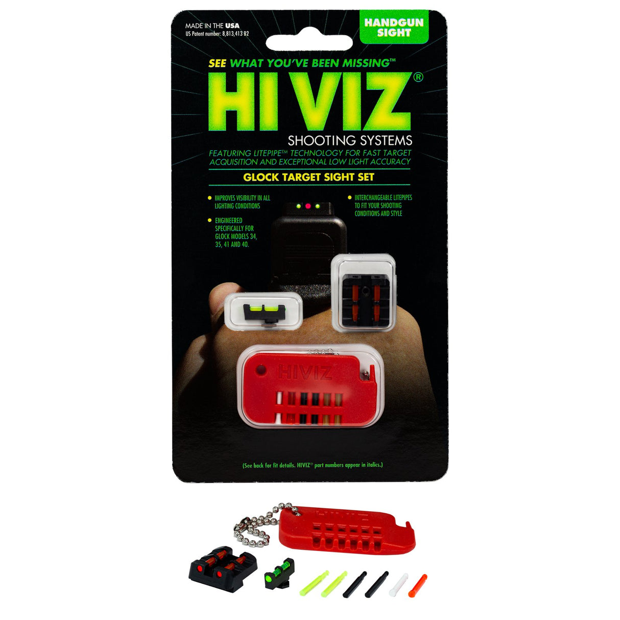 Hi-Viz - Litewave Interchangeable Sight Set for GLOCK