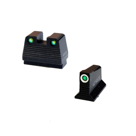 Hi-Viz - N2 Co-Witness Sight for Glock MOS - Green/White