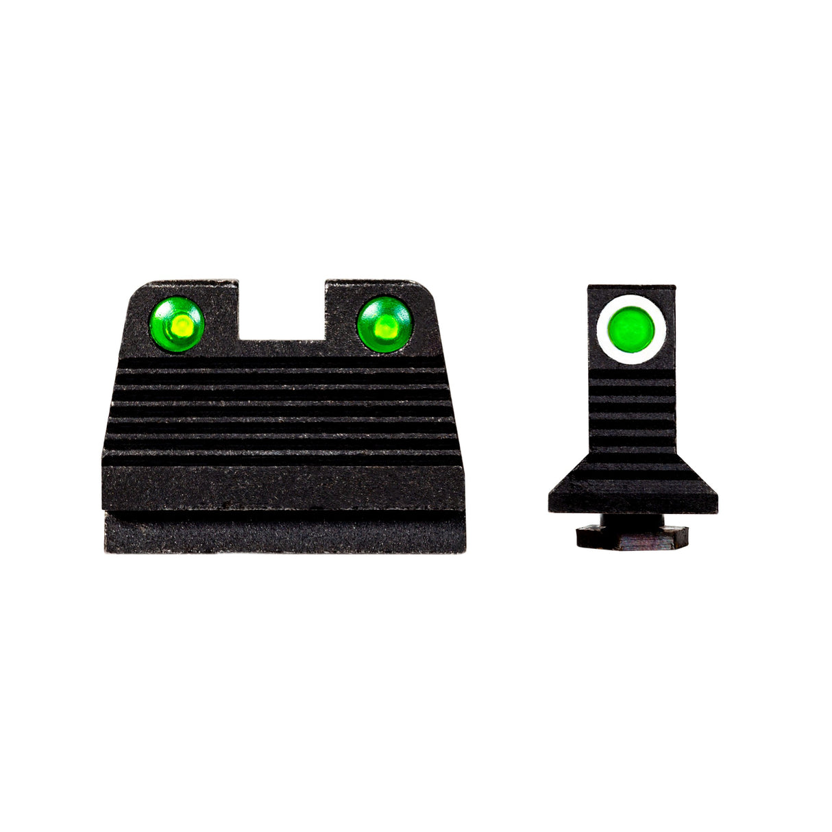 Hi-Viz - N2 Co-Witness Sight for Glock MOS - Green/White
