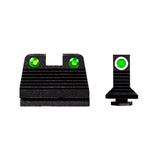 Hi-Viz - N2 Co-Witness Sight for Glock MOS - Green/White