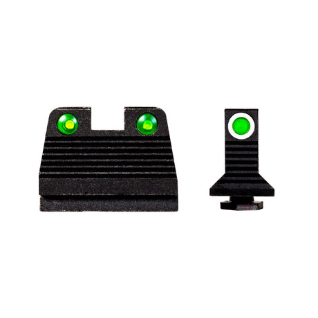 Hi-Viz - N2 Co-Witness Sight for Glock MOS - Green/White