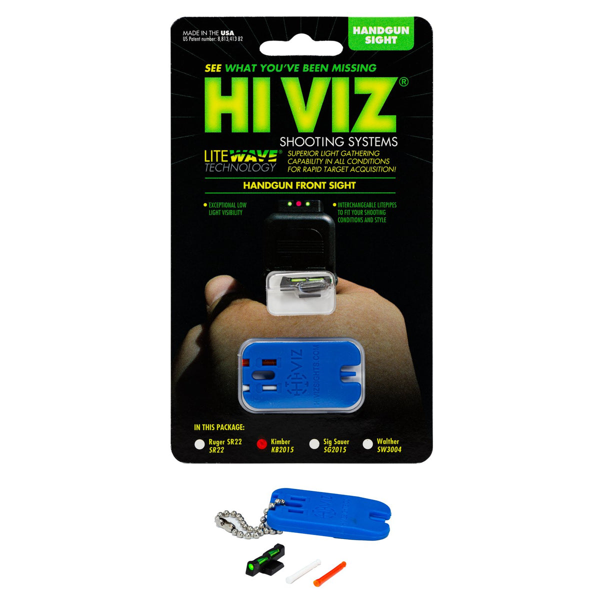 Hi-Viz - Litewave Interchangeable Pipe Sight for Kimber