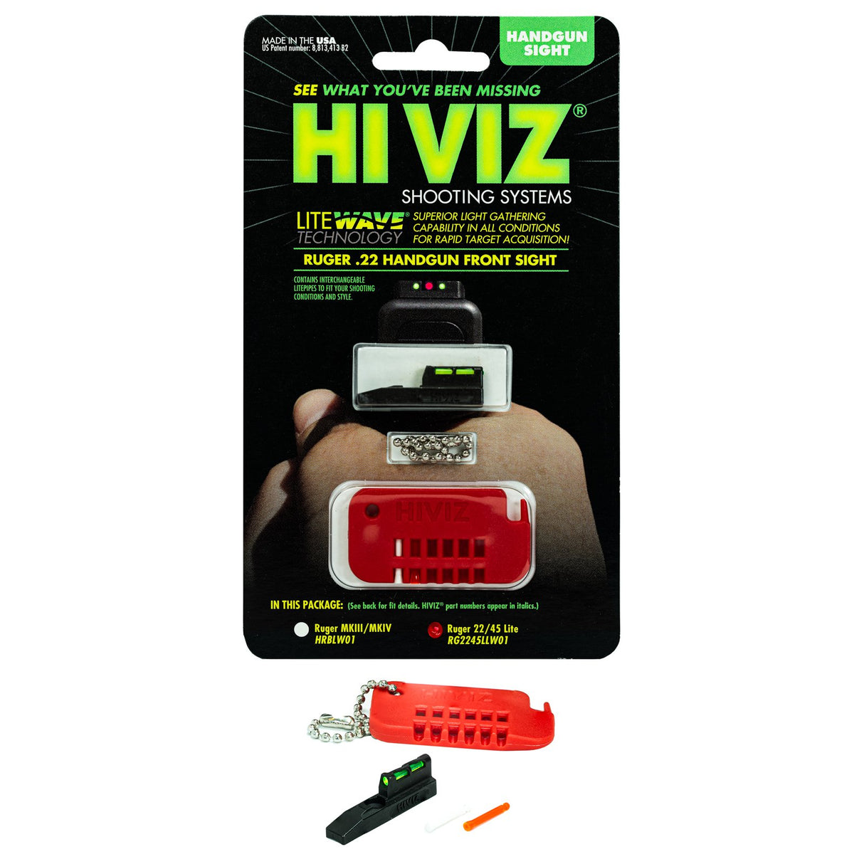 Hi-Viz - Litewave Front Sight for Ruger 22/45 LITE