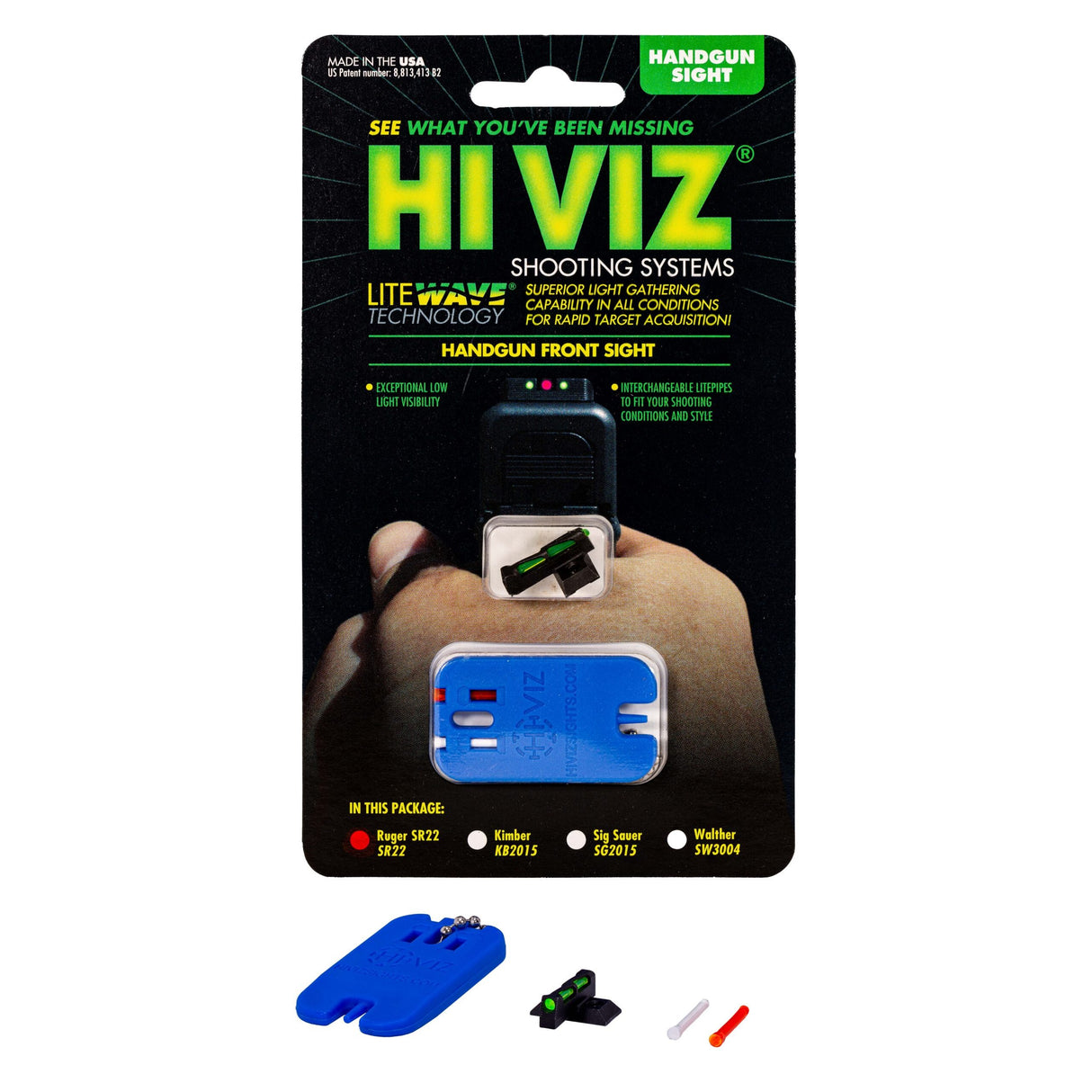 Hi-Viz - Litewave Front Sight for Ruger SR22