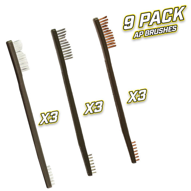 Otis Technology - All Purpose Brush Variety Pack, 9 Brushes