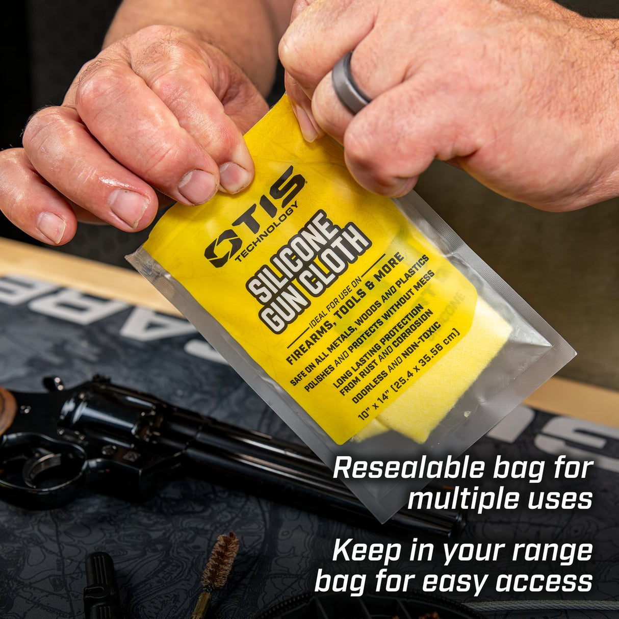 Otis Technology - Silicone Gun Cloth with Resealable Bag