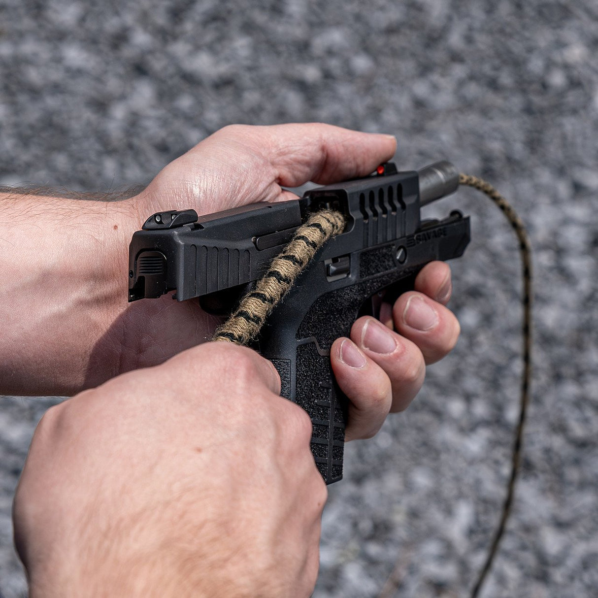 Otis Technology - Ripcord Bore Cleaner for 9MM/.38 Caliber