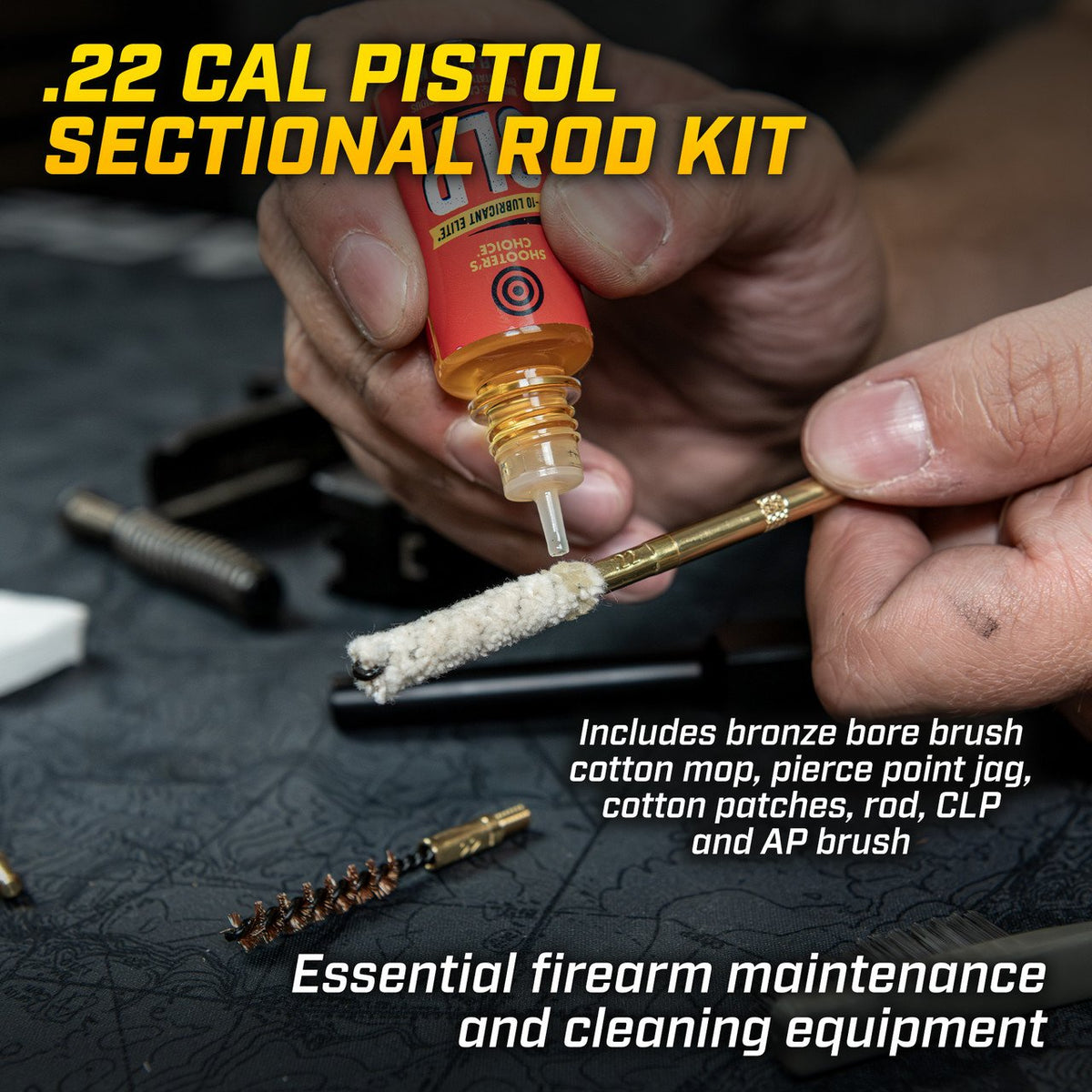Otis Technology - .22 Caliber Pistol Cleaning Kit