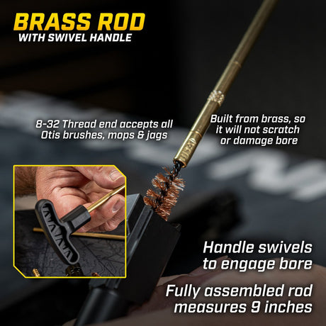 Otis Technology - .40 Cal Pistol Rod Cleaning Kit