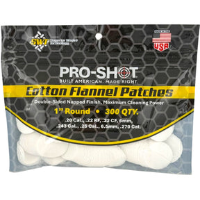 Pro-Shot Products - .22-.270 Caliber Cleaning Patches, 300 Pack