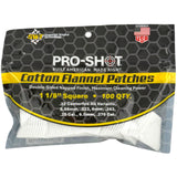 Pro-Shot Products - .22-.270 Caliber Cleaning Patches, 100 Pack