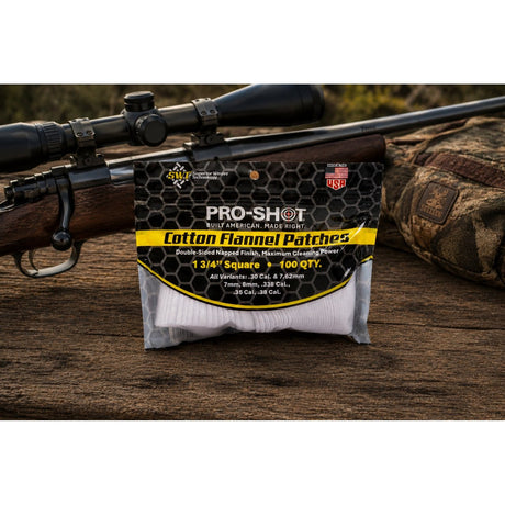 Pro-Shot Products - Patch for .270-.38 Caliber, 100 Pack