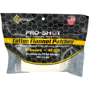 Pro-Shot Products - 12-16 Gauge Cleaning Patches, 50 Pack