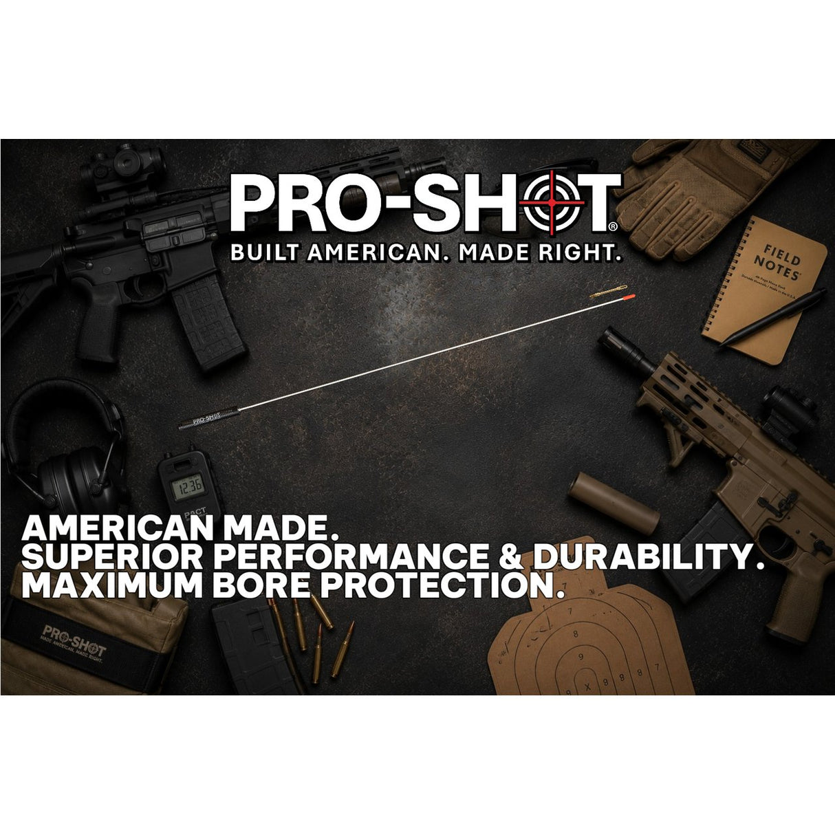 Pro-Shot - 26" Cleaning Rod for .22-.26 Caliber