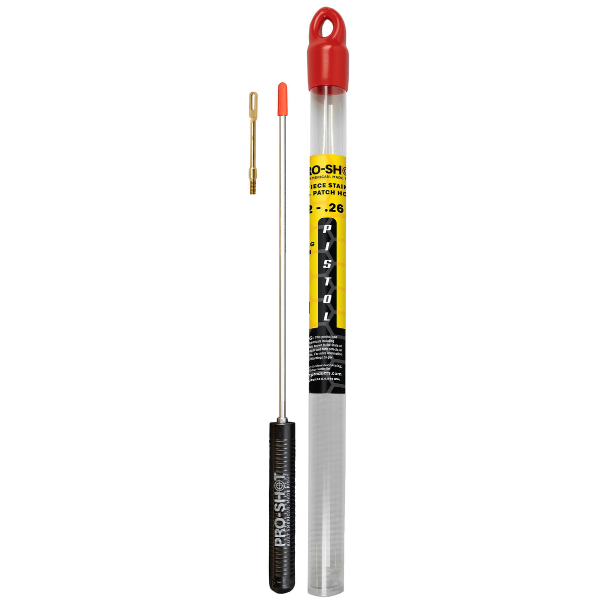 Pro-Shot - 1 Piece Stainless Steel Cleaning Rod for .22 Cal & Up