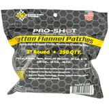 Pro-Shot Products - .270-.38 Caliber Cleaning Patches (250 Pack)