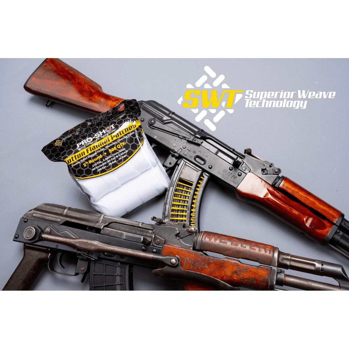 Pro-Shot Products - Cleaning Patches .270-.38 Cal, 500 Count
